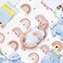 Funtery Boho Rainbow Portable Baby Play Mat, 43 x 43 Inch Washable Foldable Crawling Mat, Non Slip Playmat for Babies, Kids Play Mats Pad for Floor Playpen Toddler Infants Tummy Time Activity