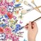 Geelin 9 Pcs Pottery Glaze Brushes Ceramic Brushes Set Different Shapes for Pottery Acrylic Watercolor Wool Bristle Art Paintbrush Sets for Painting Artists Rock Adults