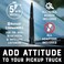 EcoAuto Badass 50 Cal Bullet Antenna Replacement Fits All ChevyGMC Truck Model Years - Car Antenna Replacement - Military Grade Aluminum - Anti ChipAnti Theft Design (Carbon Fiber