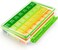 AUVON Moistureproof Monthly Pill Organizer, Travel-Friendly Weekly Pill Box with Removable 4 Weeks Pill Case Rows, Large 28 Days Pill Container for Fish Oils, Vitamins, Supplements and Medications