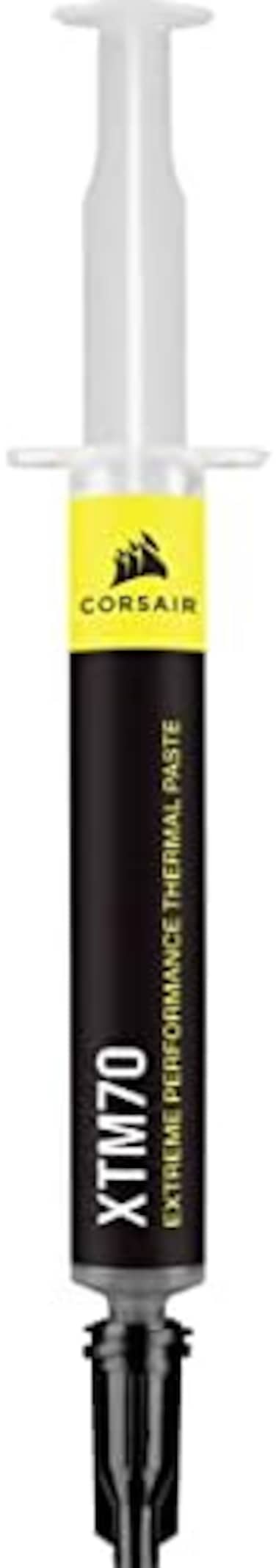Corsair XTM70 Extreme Performance Thermal Paste, 3g for IntelAMD Processors up to 250WTDP - Low Viscosity, Easy Application, Three Included Cleaning Wipes and Applicator Kit