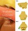 Fitwarm 3 Pack Classic Fleece Dog Sweater, Turtleneck Dog Sweatshirt, Dog Winter Clothes for Small Dogs Boy Girl, Pet Pullover Jumper, Cat Apparel, Orange, Yellow, Coffee, XS