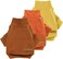 Fitwarm 3 Pack Classic Fleece Dog Sweater, Turtleneck Dog Sweatshirt, Dog Winter Clothes for Small Dogs Boy Girl, Pet Pullover Jumper, Cat Apparel, Orange, Yellow, Coffee, XS