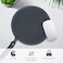 OLizee 2 in 1 Convertible Round Travel Mouse Pad Mouse Zipper Pouch Wireless Mouse Storage Case Flat Mouse Mat Mouse Travel Bag for Outdoor Business Trip