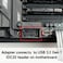 LINKUP - USB 3.2 Gen 2 (USB 3.1Internal Adapter 20-Pin Motherboard Header Male to Female 10Gbps for PC USB-A Ports - Outward Type - Black 24cm