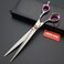 Smithking Professional Dog Grooming Shears Set Dogs StraightthinningCurved scissorschunkers Scissorswith comb in 1 Set for Right-handedLeft-handed (8.0 Silvery right-handed