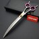 Smithking Professional Dog Grooming Shears Set Dogs StraightthinningCurved scissorschunkers Scissorswith comb in 1 Set for Right-handedLeft-handed (8.0 Silvery right-handed