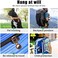 4 Pack Airtag Holder, Air Tag Keychain, PU Leather Airtag Case, Air Tagsmate for Luggage, Comes with Ring Metal Snap Keyring