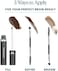 Wonderskin Dream Brow Tinted Gel, Dark Brown Transfer Proof Eyebrow Mascara, Long Lasting Filler (Dark Brunette