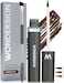 Wonderskin Dream Brow Tinted Gel, Dark Brown Transfer Proof Eyebrow Mascara, Long Lasting Filler (Dark Brunette