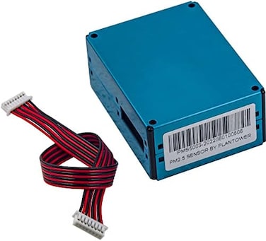 risingsaplings PMS5003 PM2.5 PM10 Digital Particle Concentration Laser Sensor and Cable Air Quality Detection Sensor Dust Sensor Air Conditioning Monitor Module for rduino raspberry pi 2 3 4 4b 8g
