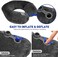 Rewondah Inflatable Travel Pillow, Inflatable Neck Pillow for Traveling Airplane, Travel Pillow Inflatable with Soft Velour Washable Cover, U Shape Blow Up Neck Pillow for Airplanes Train Car Travel