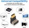 محول Duttek 8K بزاوية 90 درجة HDMI ذكر إلى أنثى، إصدار 2.1، موصل موسع HDMI مسطح على شكل حرف L بزاوية سفلية للتلفزيون، Roku، Fire Stick، Chromecast، Switch، الكمبيوتر المحمول، الكمبيوتر الشخصي (عبوة من