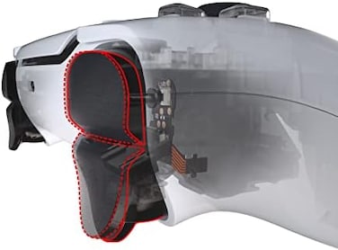 مجموعة أزرار الكتف eXtremeRate Clicky Hair Trigger لجهاز تحكم PS5 (BDM-010BDM-020)، وكابل Flashshot Trigger Stop Flex المخصص لجهاز تحكم PS5