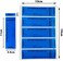 ILMBVM Security Warranty Void Stickers Non Transfer Tamper Evident Labels Triple Serial Numbers Seal Sticker Large 35x120 mm(50PCS,Blue