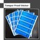 ILMBVM Security Warranty Void Stickers Non Transfer Tamper Evident Labels Triple Serial Numbers Seal Sticker Large 35x120 mm(50PCS,Blue