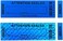 ILMBVM Security Warranty Void Stickers Non Transfer Tamper Evident Labels Triple Serial Numbers Seal Sticker Large 35x120 mm(50PCS,Blue