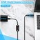 FARSENSE USB C to DC Adapter,Barrel PD Trigger Cable(3.3ftwith 10 Connecor Tips,USB to DC Power Cable can Switch Voltage by Pressing The Key,Support LED Display Voltage