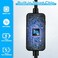 FARSENSE USB C to DC Adapter,Barrel PD Trigger Cable(3.3ftwith 10 Connecor Tips,USB to DC Power Cable can Switch Voltage by Pressing The Key,Support LED Display Voltage