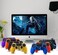 غطاء حماية سيليكون مضاد للانزلاق لجهاز تحكم PS4 DualShock 4 من CHIN FAI، متوافق مع أجهزة تحكم Sony PS4/PS4 Slim/PS4 Pro المزودة بـ 8 مقابض للإبهام (لون أزرق مموه [ألعاب الفيديو])