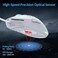 TMKB Technology Mechanical KeyBoard TMKB Falcon M1SE Ultralight Honeycomb Gaming Mouse, High-Precision 12800DPI Optical Sensor, 6 Programmable Buttons, Customizable RGB, Drag-Free Paracord, Ergonomic,