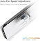 KIWIHOME Cooling Accessories for PS5, Horizontal Cooling Fan for PS5with LED Light, Upgraded Quiet Cooler Fan with USB3.0 Hubs, for PS5 Disc and Digital Edition(White
