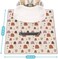 Blissful Diary Baby Splat Mat for Under High Chair, 51 x 51 Inch Boho Splash, Waterproof and Washable Spill Mat, Anti-Slip Floor Protector