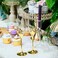 NUPTIO Crystal Champagne Flutes Wedding: Set of 2 Gold Champagne Glasses with Wooden Gift Box Prosecco Glass Pair for Couples BrideGroom Engagement Anniversary Bridal Showers Toasting Gift Sets