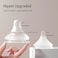 Pigeon Silicone (Lwith Latch-On Line, Natural Feel, 6Months, 4 Counts