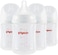 Pigeon PP Nursing Bottle Wide Neck, Streamlined Body, Natural Feel, Easy to Clean, 5.4 Oz(Pack of 4, Includes 4pcs SS Nipples (0m