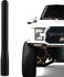 EcoAuto Antenna fits Ford F150 F250 F350 Super Duty, Bronco, RaptorDodge RAM Truck Short Antenna - Anti-Theft Design - 4 inch Long (Black