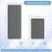 Hargiis Non-Slip Shower Mat Bathtub Mat for Bath Tub ,Anti Slip Bath Tub Mat,Floor Mat,Soft PVC Loofah Bathroom Mats,Foot Scrubber Mat,Quick Drying Easy Cleaning Mats for Wet Areas（40*16 Grey