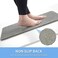 Hargiis Non-Slip Shower Mat Bathtub Mat for Bath Tub ,Anti Slip Bath Tub Mat,Floor Mat,Soft PVC Loofah Bathroom Mats,Foot Scrubber Mat,Quick Drying Easy Cleaning Mats for Wet Areas（40*16 Grey