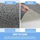 Hargiis Non-Slip Shower Mat Bathtub Mat for Bath Tub ,Anti Slip Bath Tub Mat,Floor Mat,Soft PVC Loofah Bathroom Mats,Foot Scrubber Mat,Quick Drying Easy Cleaning Mats for Wet Areas（40*16 Grey