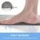 Hargiis Non-Slip Shower Mat Bathtub Mat for Bath Tub ,Anti Slip Bath Tub Mat,Floor Mat,Soft PVC Loofah Bathroom Mats,Foot Scrubber Mat,Quick Drying Easy Cleaning Mats for Wet Areas（40*16 Grey