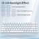 لوحة مفاتيح ميكانيكية من TMKB Technology، بنسبة 60%، للألعاب، بإضاءة خلفية LED، تصميم فائق الصغر، 68 مفتاحًا مع مفاتيح أسهم/تحكم منفصلة، ​​T68SE، مفاتيح حمراء