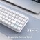 لوحة مفاتيح ميكانيكية من TMKB Technology، بنسبة 60%، للألعاب، بإضاءة خلفية LED، تصميم فائق الصغر، 68 مفتاحًا مع مفاتيح أسهم/تحكم منفصلة، ​​T68SE، مفاتيح حمراء