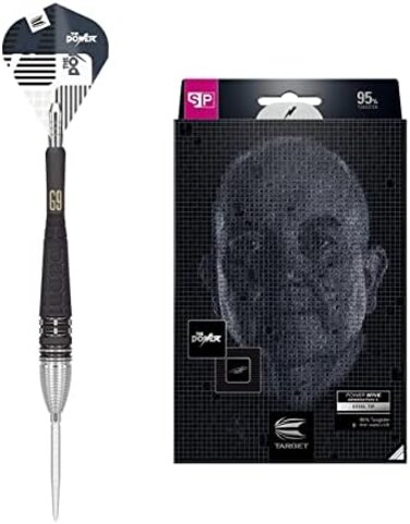 Target Darts Phil Taylor Power 9-Five Gen 9 95% Tungsten Swiss Point Steel Tip Darts Set