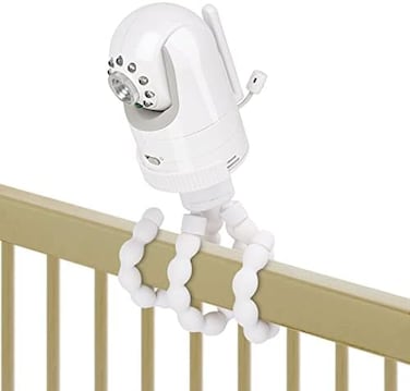 wochel Flexible Tripod for Infant Optics DXR-8 and DXR-8 Pro, Baby Monitor Holder Crib Mount Without Tools or Wall Damage