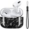MONOCARBON Real Carbon Fiber for Airpods Pro 2nd Generation case (2022Airpods Pro 2 case cover with Lanyard - Forged Glossy Black