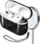 MONOCARBON Real Carbon Fiber for Airpods Pro 2nd Generation case (2022Airpods Pro 2 case cover with Lanyard - Forged Glossy Black