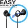 WOFRO Anti-Lost Strap for Galaxy Buds 2 Pro (2022, Sports Soft Silicone Lanyard Accessories Compatible with Samsung Galaxy Buds Pro 2 True Wireless Bluetooth Earbuds Neck Rope (Black, In Ear