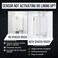 Security Sensor Spacers Ring Contact Riser - for Wireless Home System, DIY Ring Alarm 2nd Gen for Door Window Home System Accessories, /Magnet Not Included