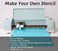 neglex 20PCS 4 Mil Blank Mylar Stencil Sheets,12 X 12 Inch Clear Plastic Sheets, Clear Acetate Sheets for Cricut Crafts, Clear Plastic Sheets for Crafts and Cutting Machine