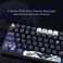 SDYZ XVX PBT Keycaps 132 Keys - Great Wave Off Kanagawa Japanese Keyboard Set, 5 Side DYE-Sub Custom Cherry Profile for Cherry Gateron MX Switches Mechanical Keyboard