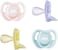 Tommee Tippee Ultra-Light Silicone Pacifier, Symmetrical One-Piece Design, BPA-Free Silicone Binkies, 6-18 Months, Pack of 4 Pacifiers
