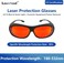 Laserlands Laser Safety Glasses 532nm OD6 180nm-532nm Wavelength Violet/Blue/Green Laser Protective Goggles for 405nm, 445nm, 450nm,473nm 532nm, Like Tattoo Eyebrow Removing T1- F