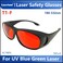 Laserlands Laser Safety Glasses 532nm OD6 180nm-532nm Wavelength Violet/Blue/Green Laser Protective Goggles for 405nm, 445nm, 450nm,473nm 532nm, Like Tattoo Eyebrow Removing T1- F