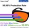 Laserlands Laser Safety Glasses 532nm OD6 180nm-532nm Wavelength Violet/Blue/Green Laser Protective Goggles for 405nm, 445nm, 450nm,473nm 532nm, Like Tattoo Eyebrow Removing T1- F