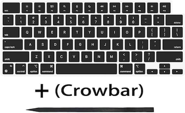 Bfenown Replacement Keycaps Keys for MacBook Air M2 M3 Retina 13.6'' A2681 A3113, MacBook Pro 14 16'' M2 M3 Pro A2779 A2780 A2918 A2992 A2991, MacBook Air M2 M3 15'' A2941 A3114 2022-2024 Year Black
